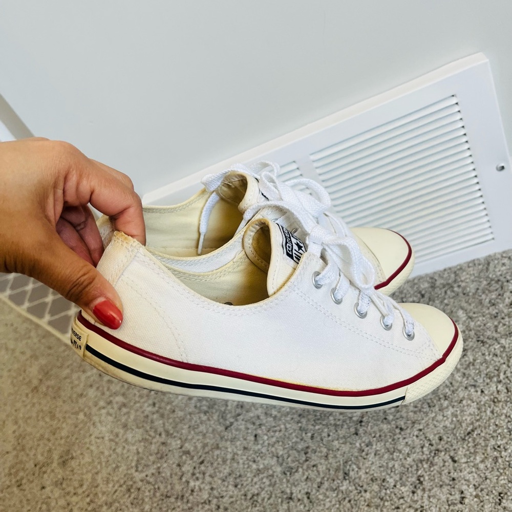 Converse Classic White Canvas Sneakers